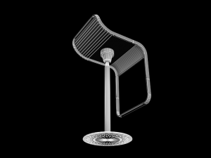 chair h605 Modello 3D