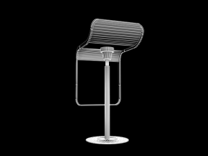 chair h605 Modello 3D