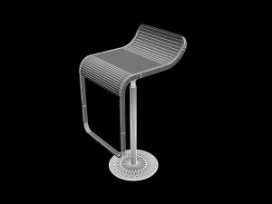 chair h605 Modello 3D