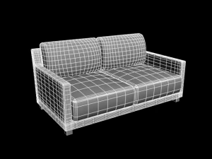 의자 s207a 3D 모델