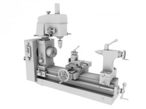lathe machine m1018 3D Model
