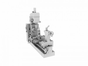 lathe machine m1018 3D Model