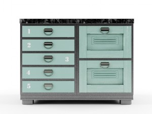 loft nightstand kitchen v2 Model 3D