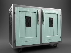 loft nightstand kitchen v2 3D-Modell
