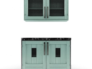 loft nightstand kitchen v2 3D-Modell