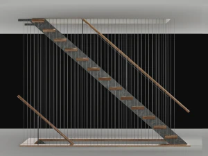 modern staircase 3D Model