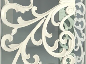 stained glass door 3D Model