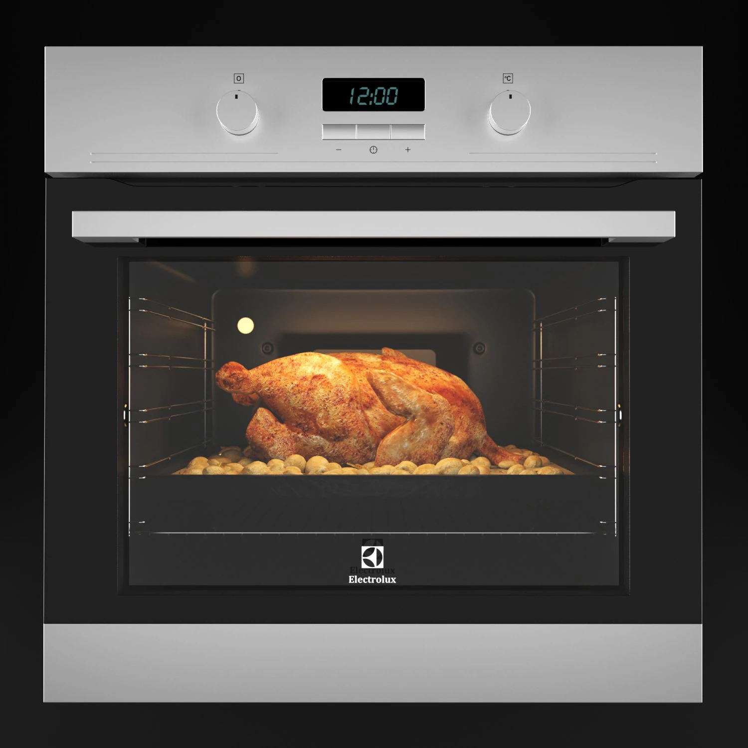 electrolux eob 53410 ax 3D Model .c4d .max .obj .3ds .fbx .stl .blend 