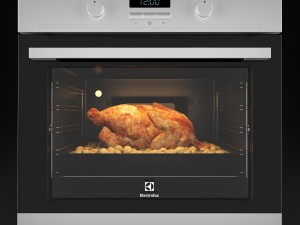 electrolux eob 53410 ax 3D Model