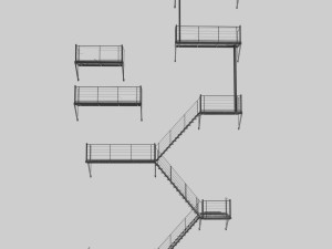 evacuation ladder 3D Model
