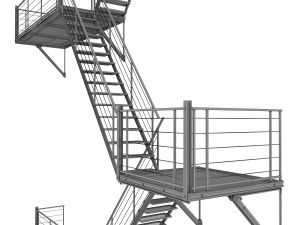 evacuation ladder 3D Model