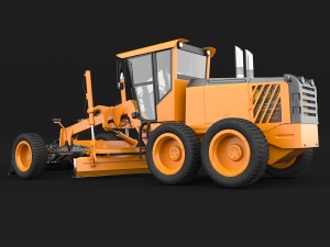 grader 3D Model