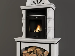 Bremen mit kuppel kaminofen 3D Модель