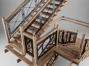 ladder chalet 3D Model