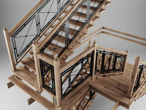 ladder chalet 3D Model
