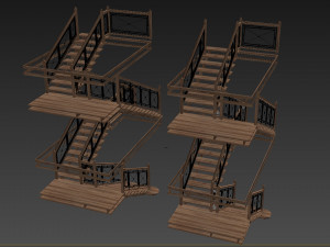 ladder chalet 3D Model