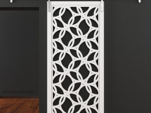 sliding door vintage v2 Modello 3D
