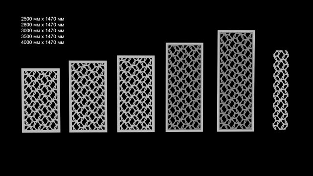 partition vintage v2 3D Model .c4d .max .obj .3ds .fbx .stl .blend 