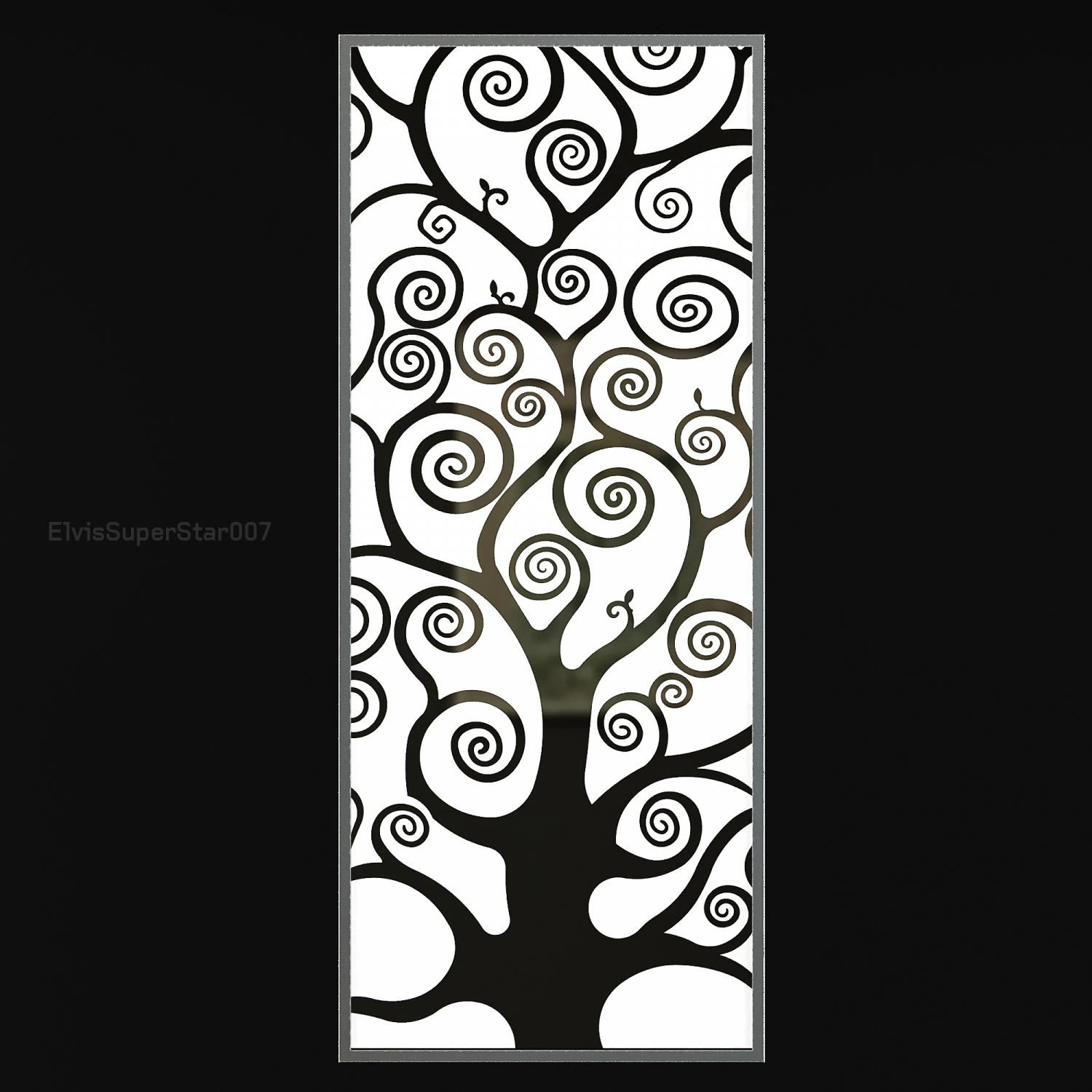 stained-glass window 3D Model .c4d .max .obj .3ds .fbx .stl .blend 