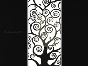 jendela kaca berwarna Model 3D