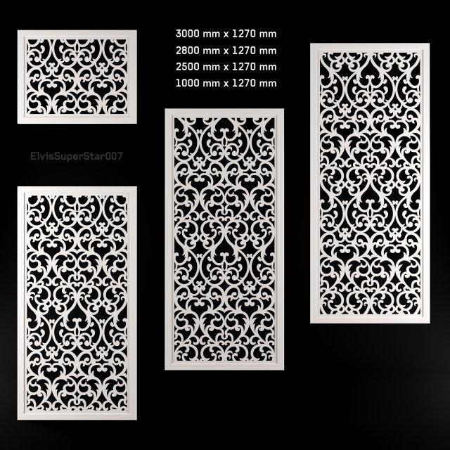 partition vintage 3D Модель .c4d .max .obj .3ds .fbx .stl .blend 