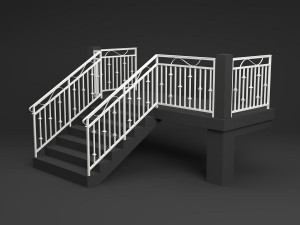 metal railings 3D Модель