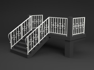 metal railings 3D Модель