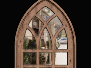 French decorative mirror 3D Модель