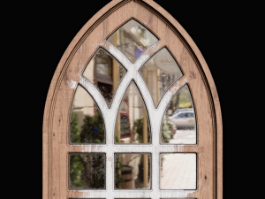 French decorative mirror 3D Model