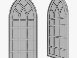 French decorative mirror 3D Model