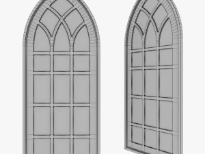French decorative mirror 3D Model