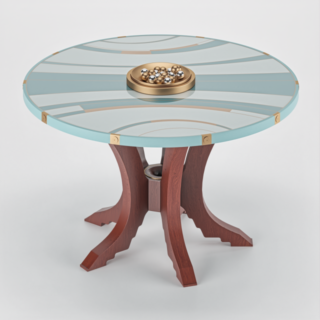 Coffee table Art Deco Modelo 3D .c4d .max .obj .3ds .fbx .stl .blend 