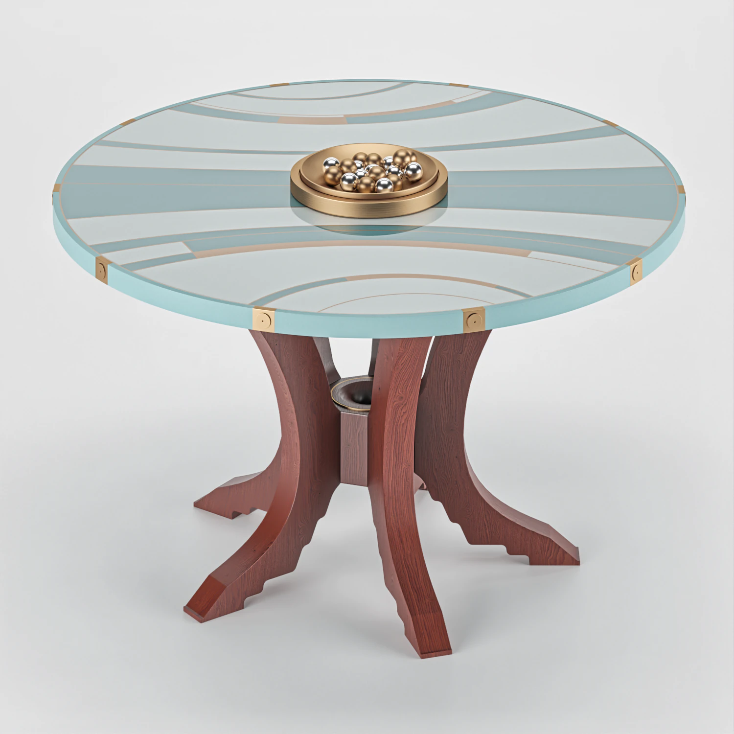 Coffee table Art Deco 3D Model .c4d .max .obj .3ds .fbx .stl .blend 
