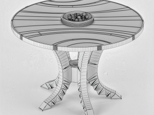 Coffee table Art Deco Modelo 3D