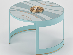Coffee table Art Deco Model 3D