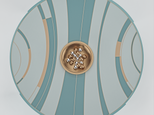 Coffee table Art Deco Model 3D