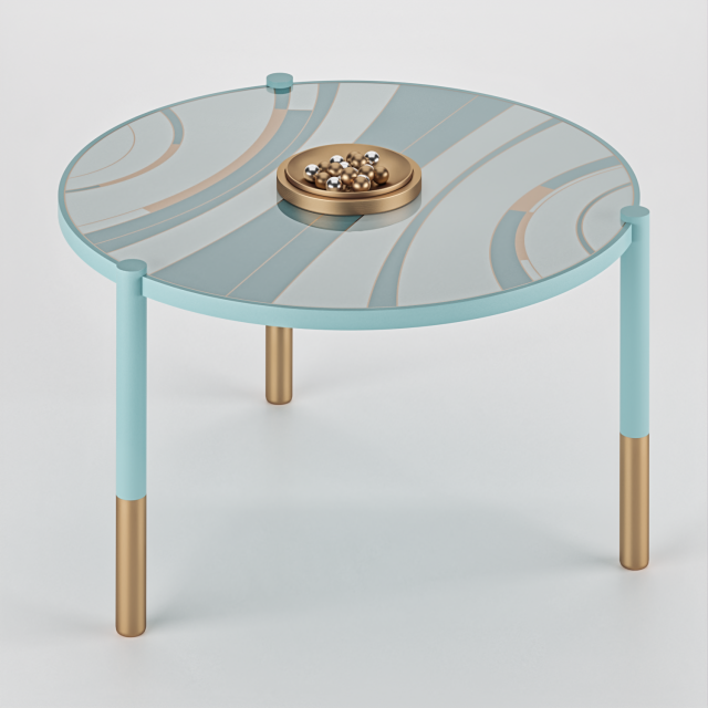 Coffee table Art Deco Modelo 3D .c4d .max .obj .3ds .fbx .stl .blend 