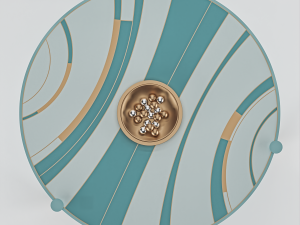 Coffee table Art Deco Modelo 3D