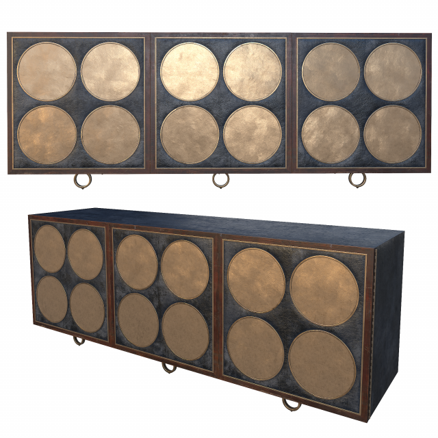 Gins CabinetSKU 4591CVB000 3D Modell .c4d .max .obj .3ds .fbx .stl .blend