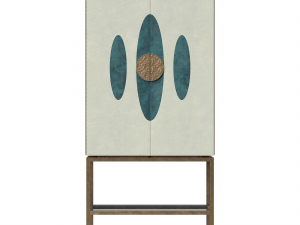Phoenix Drinks Cabinet SKU 5208VELPKV 3D Modell