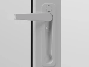 Sliding aluminum windows 3D Model