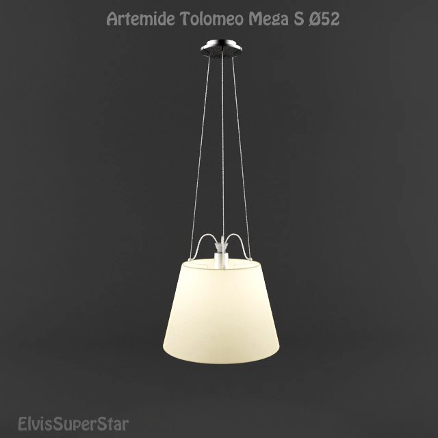 Tolomeo mega sospensione t52 3D Model .c4d .max .obj .3ds .fbx .stl .blend 