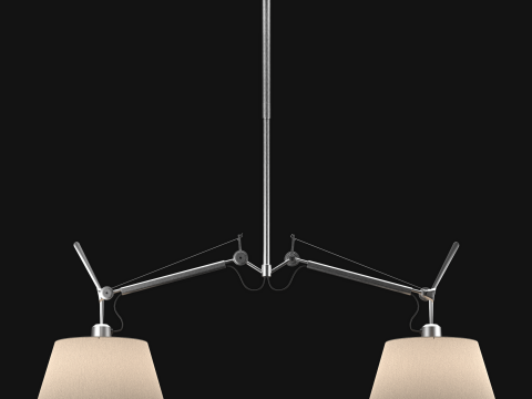 Tolomeo double shaded suspension 3D 모델