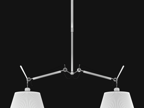 Tolomeo double shaded suspension 3D Model