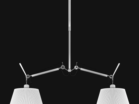Tolomeo double shaded suspension 3D Model