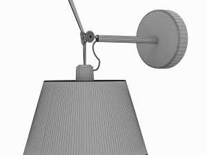 Artemide tolomeo wall shade fiber 3D 모델