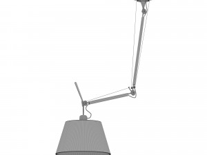 artemide tolomeo sospensione decentrata 3D Модель
