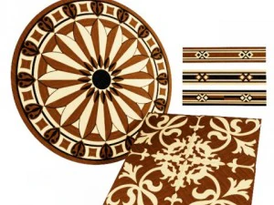 patterned parguet 3D Model