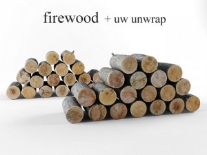 firewood  uwunwrap 3D Model