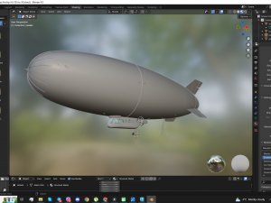 Airship au30 3D-Modell